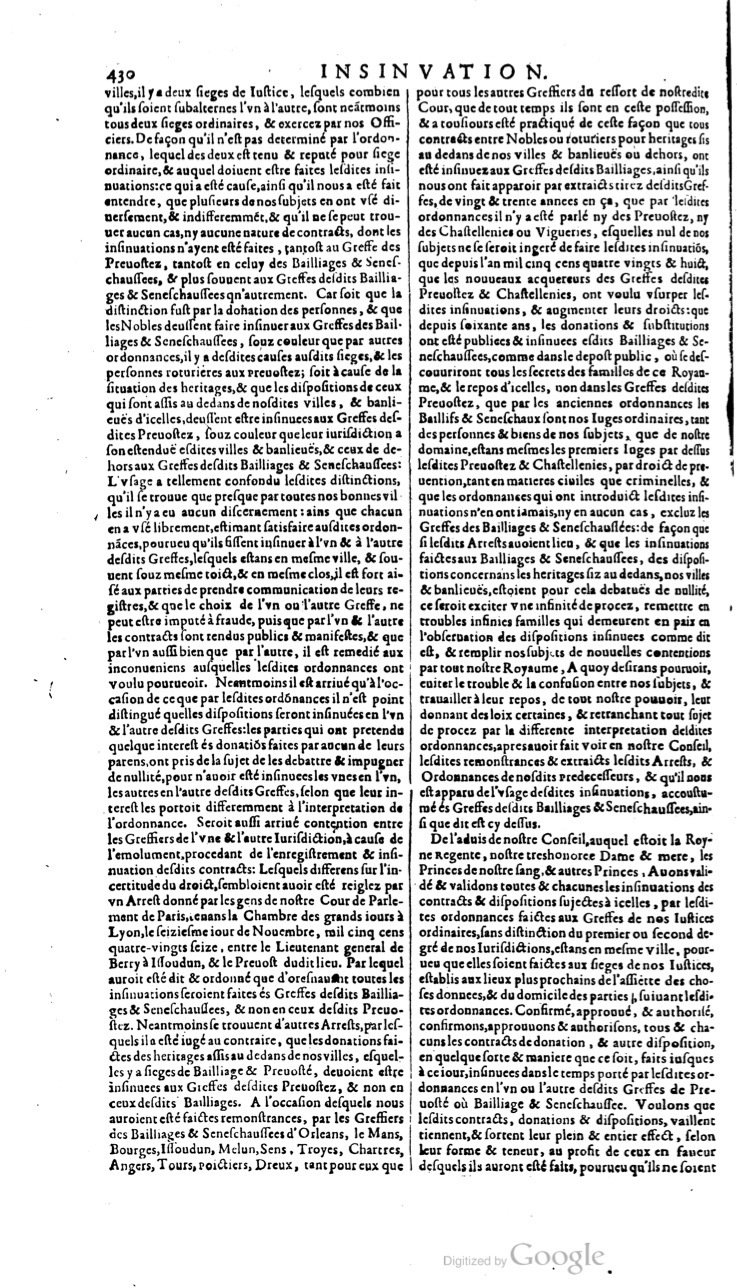 1629 - Veuve Nicolas Buon - Trésor du droit français (21754 T. 2) - BM Lyon
