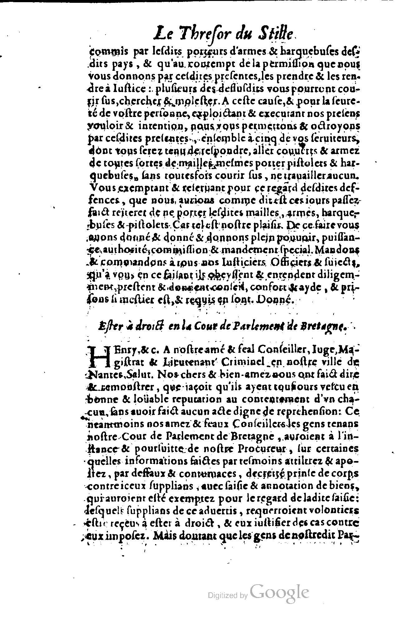 1614 - Jean Richer - Trésor du nouveau style et protocole de la chancellerie de France - BSB Munich 1614 - Jean Richer - Trésor du nouveau style et protocole de la chancellerie de France - BSB Munich