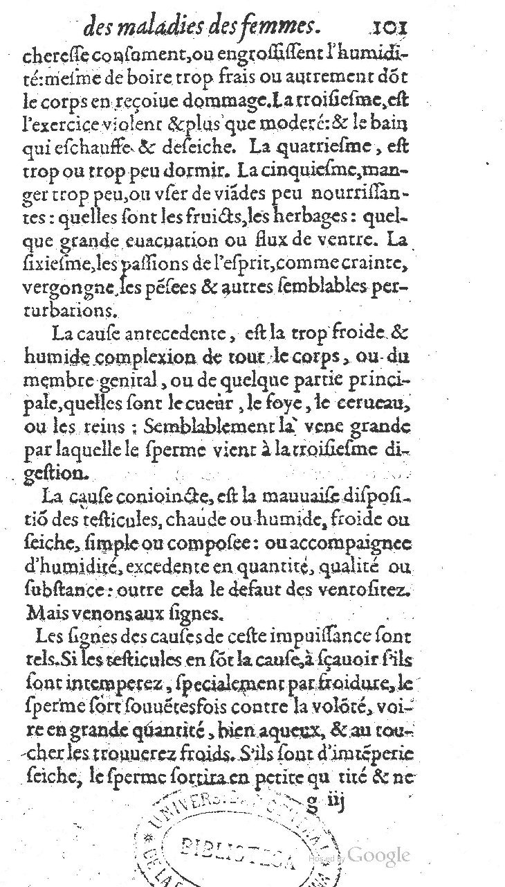 1585 - Jacques du Puis - Trésor des remèdes secrets pour les maladies des femmes - BnF