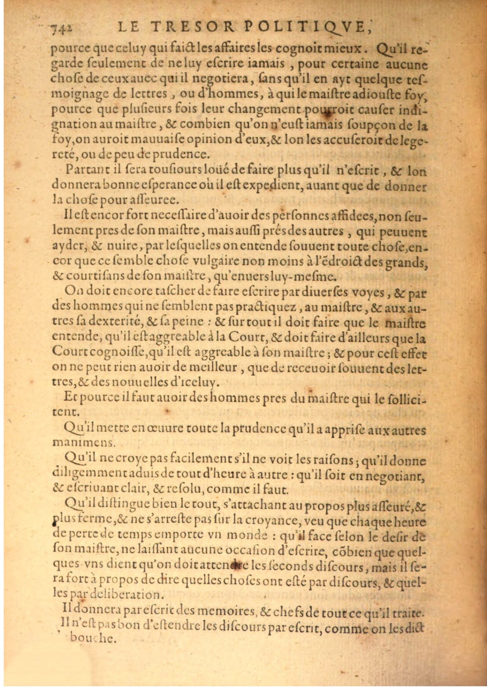 1608 - Pierre Chevalier - Trésor politique - BSB Munich