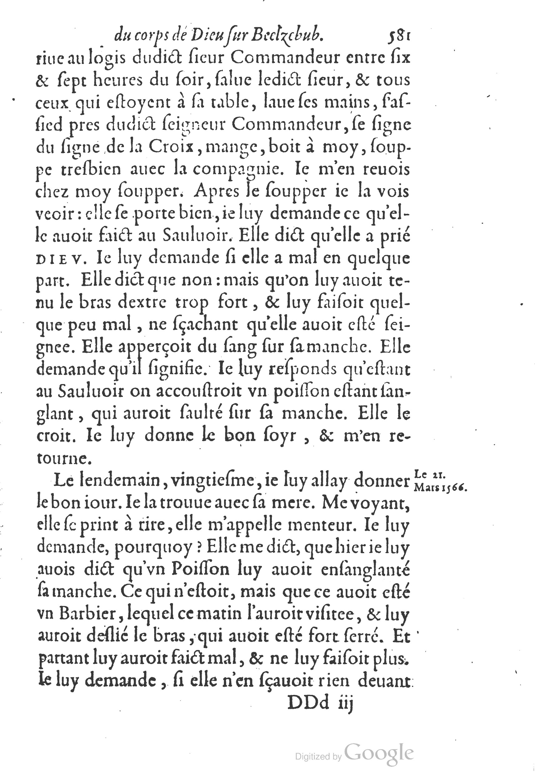 1578 - Nicolas Chesneau - Trésor et entière histoire de la triomphante victoire du corps de Dieu sur l’esprit malin - British Library