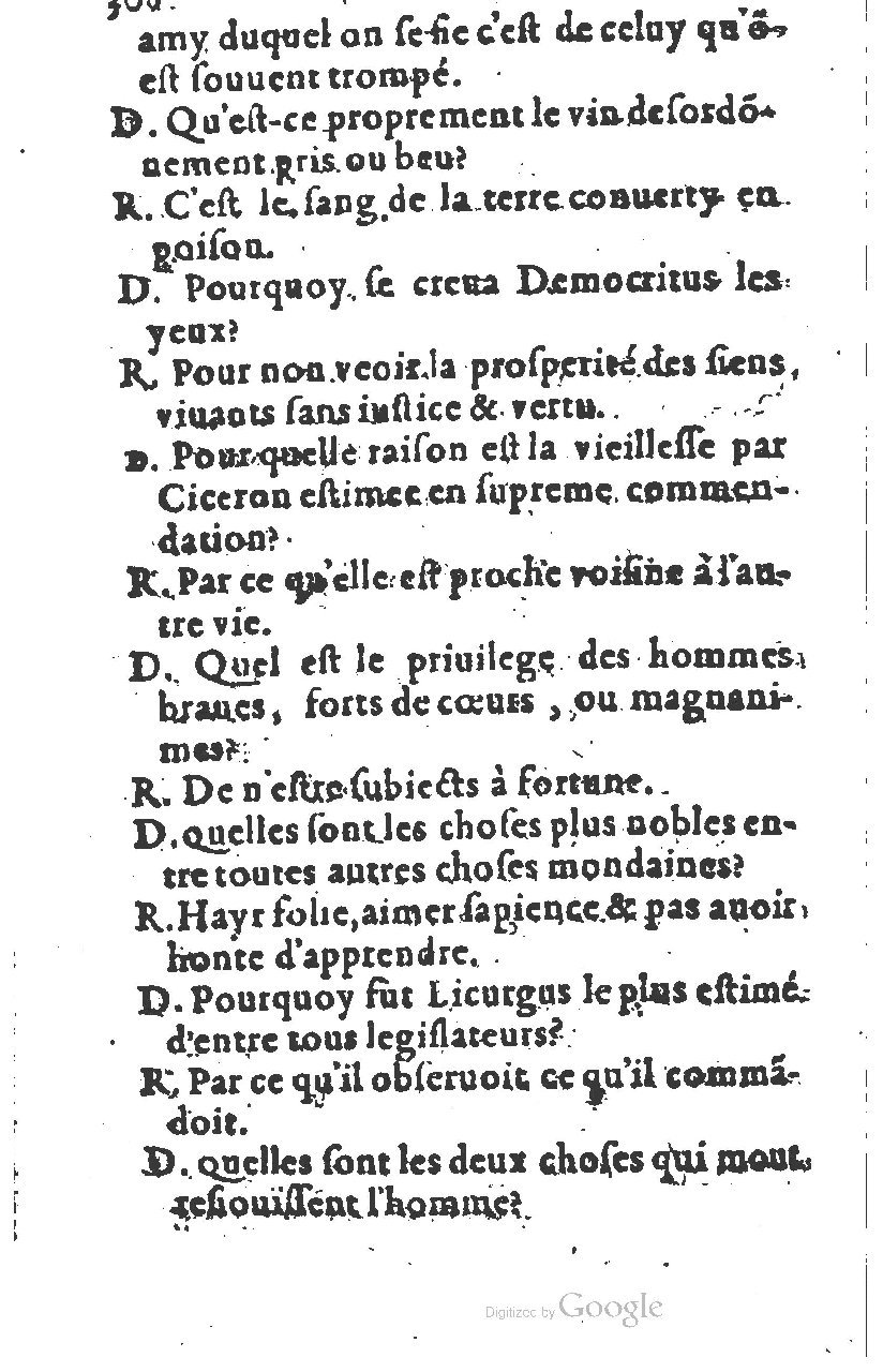 1581 - Nicolas Bonfons  - Trésor des sentences dorées - Princeton