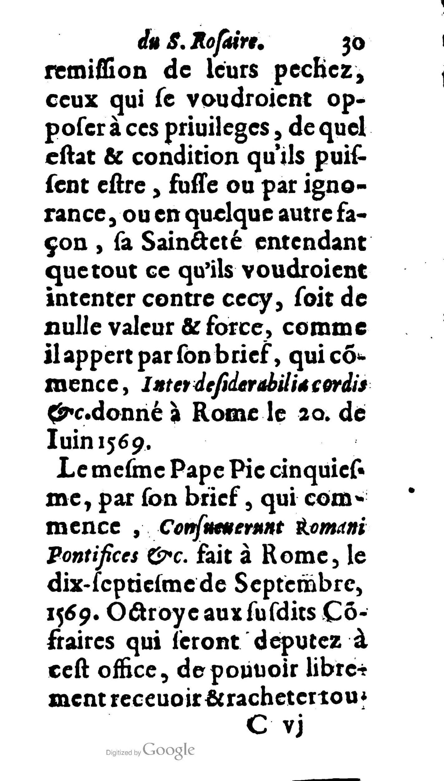 1604 - Jean Le Bouc - Trésor des indulgences du Saint Rosaire - BM Lyon 1604 - Jean Le Bouc - Trésor des indulgences du Saint Rosaire - BM Lyon