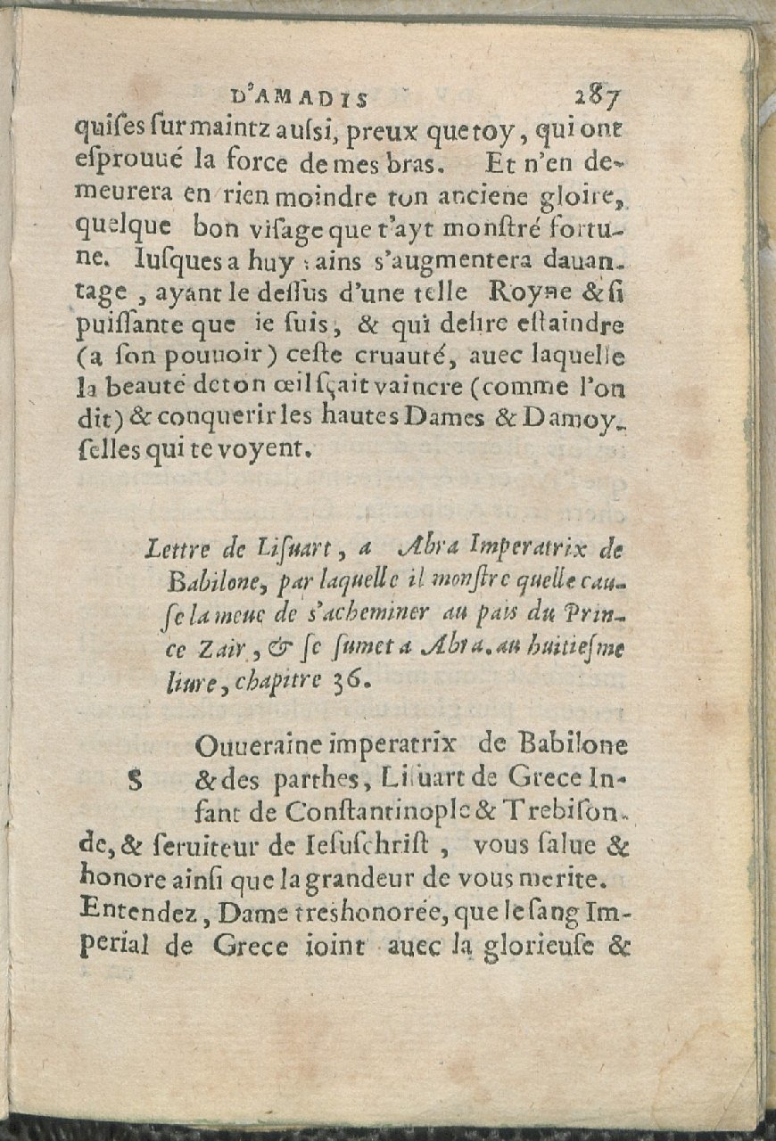 1559 - Pierre Regnard - Trésor des Amadis - Det KLG Copenhague