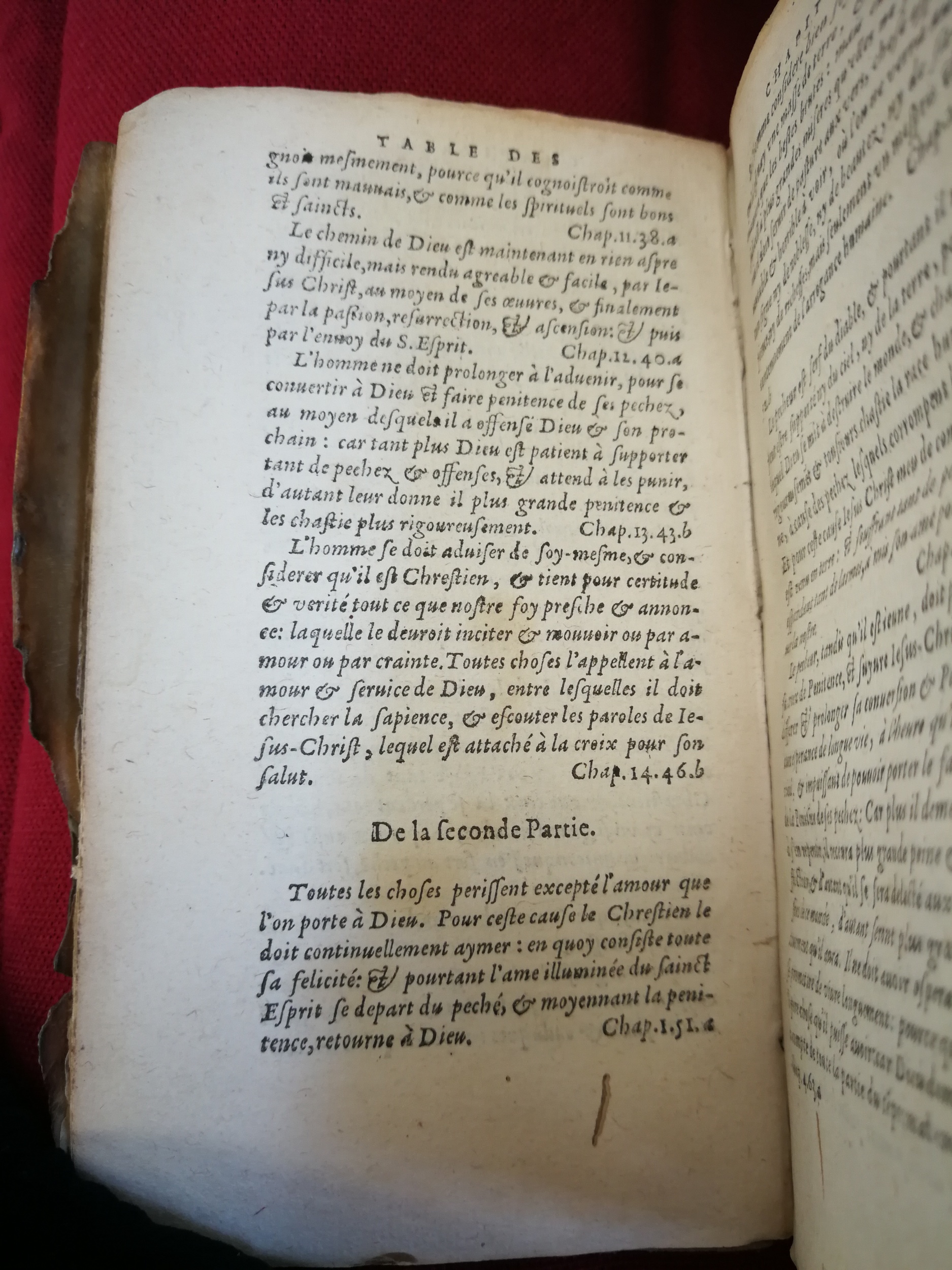 1596 - Guillaume Chaudière - Trésor de toutes les œuvres spirituelles du révérend Père F. Louis de Grenade - BM Tours