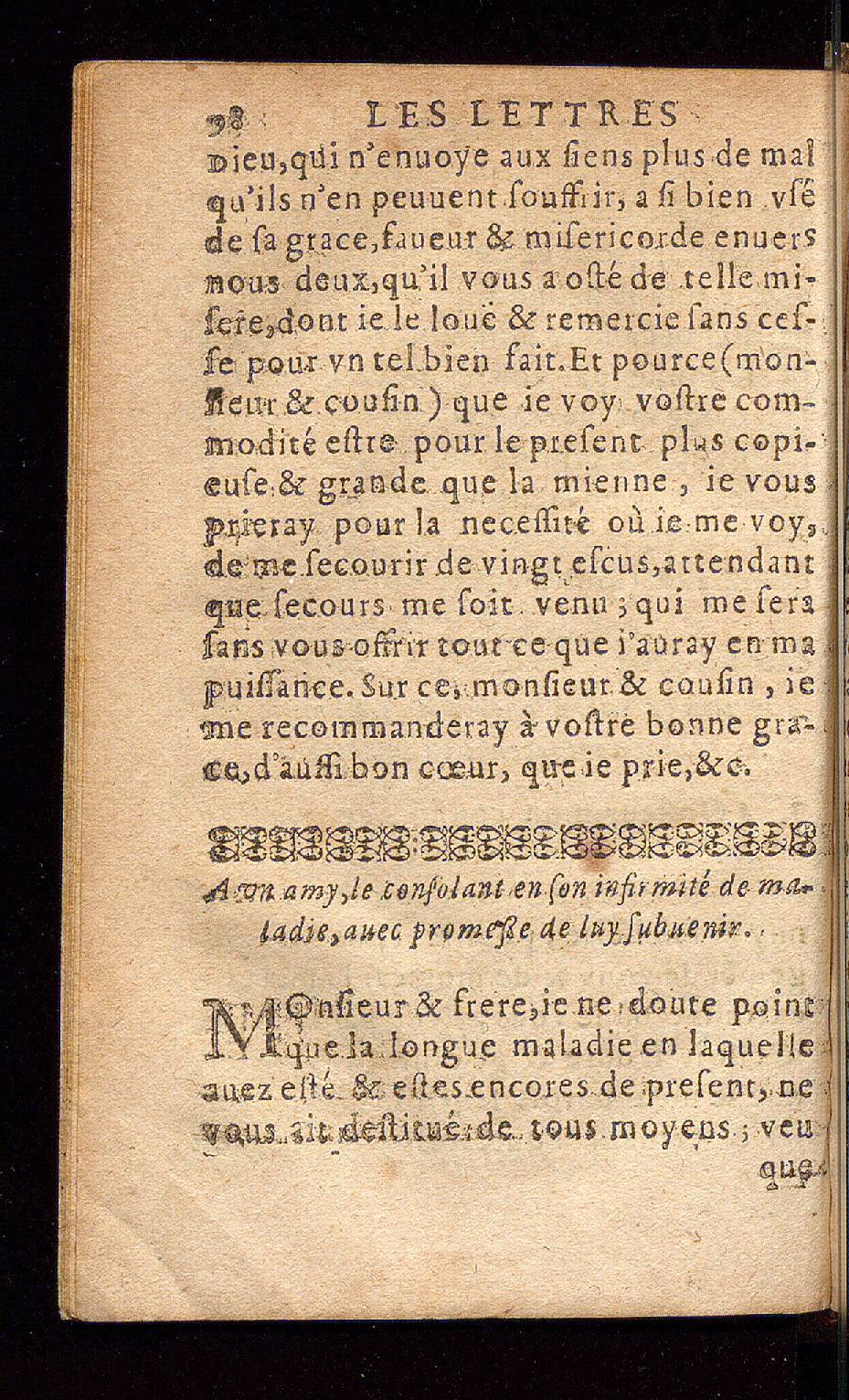 1614 - Barthélemy Vincent - Élite et Trésor des lettres missives - Bâle
