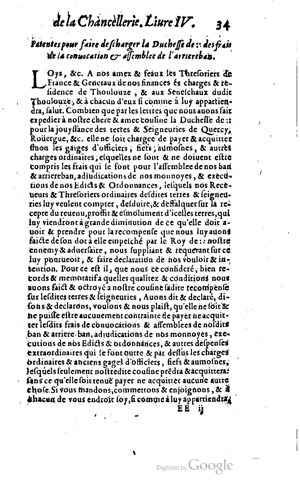 1614 - Jean Richer - Trésor du nouveau style et protocole de la chancellerie de France - BSB Munich