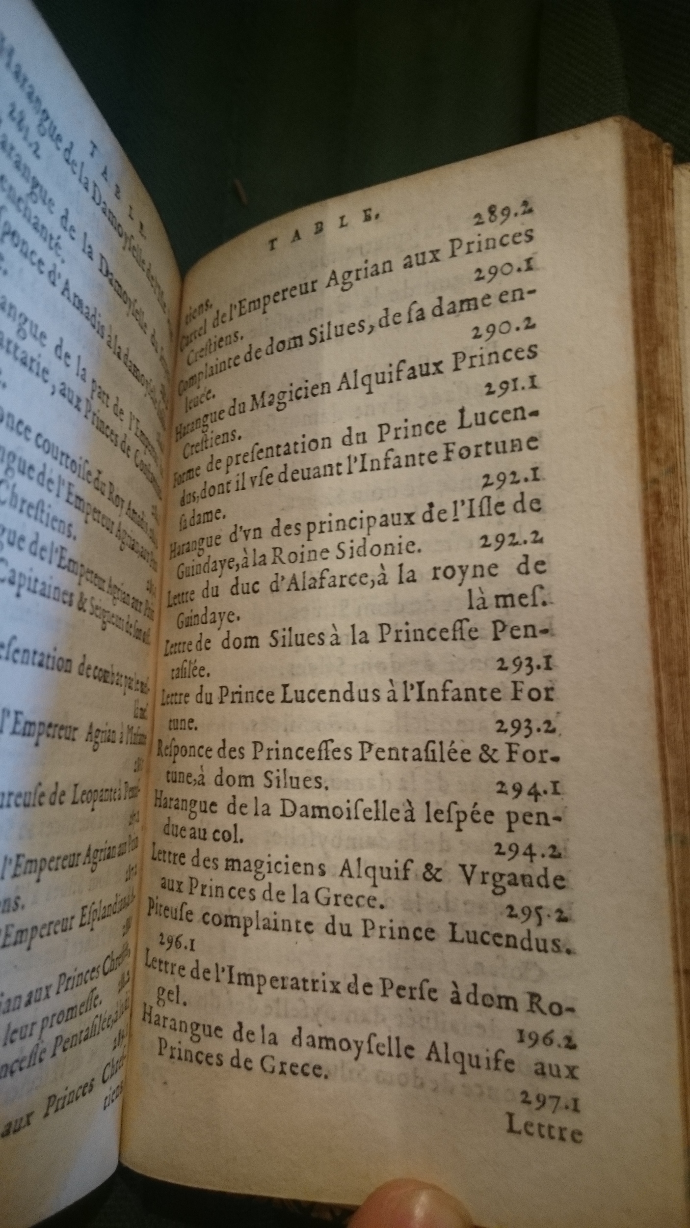 1582 - Jean Huguetan - Trésor des Amadis - BnF Arsenal