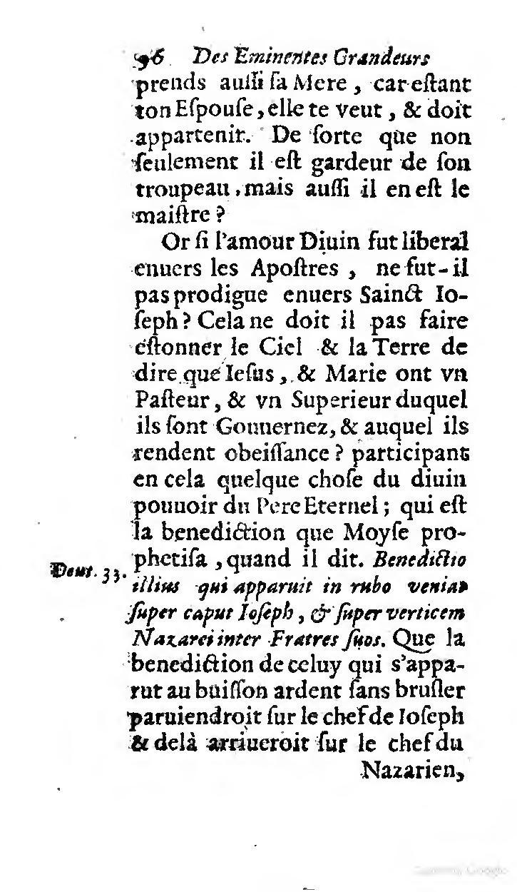 1646 - Jean Piot - Trésor inestimable de Saint-Joseph - BNC Rome