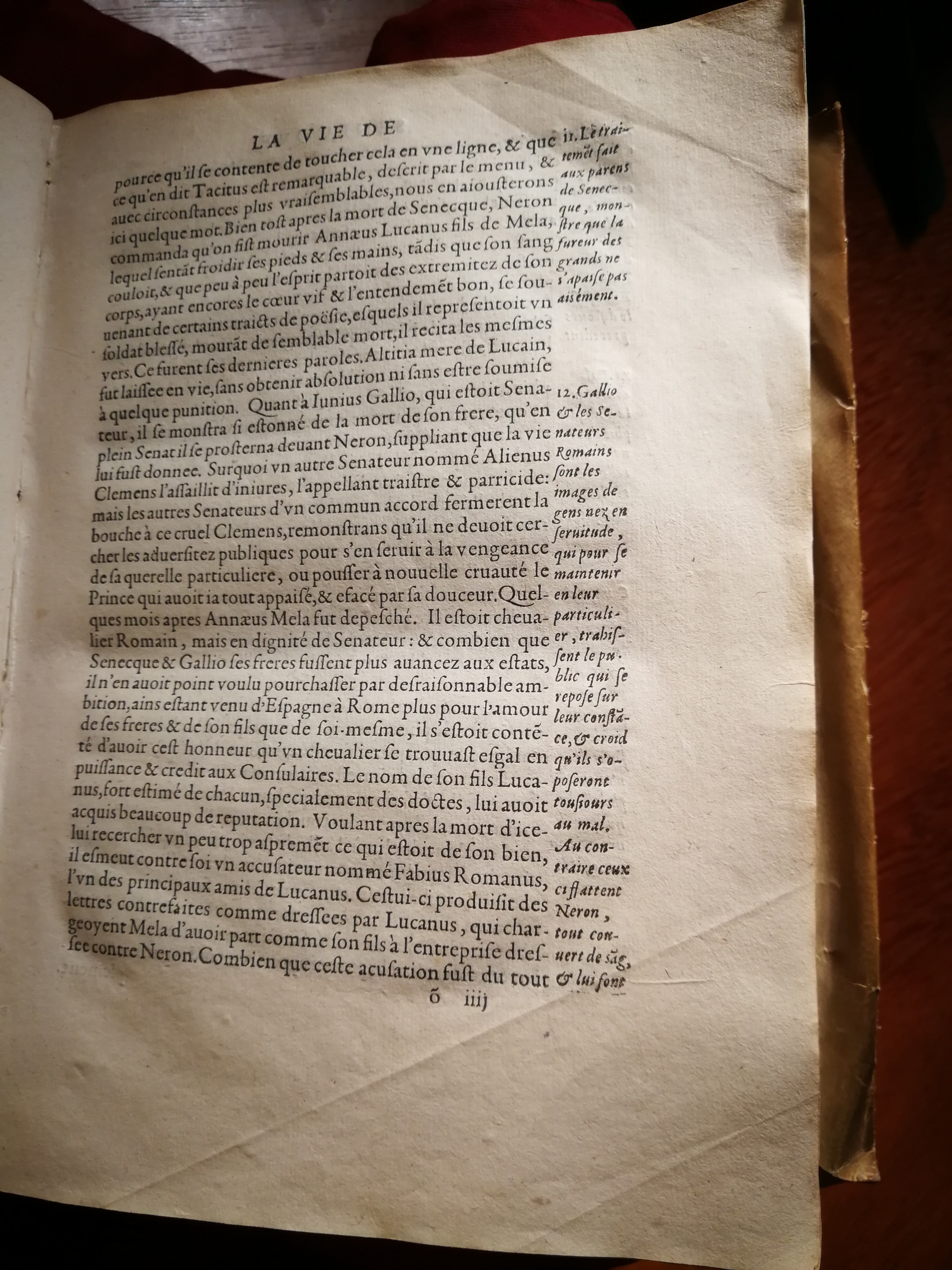1595 - Jean Houzé - Œuvres morales et mêlées de Sénèque, Trésor de philosophie morale - T. 1 - BnF