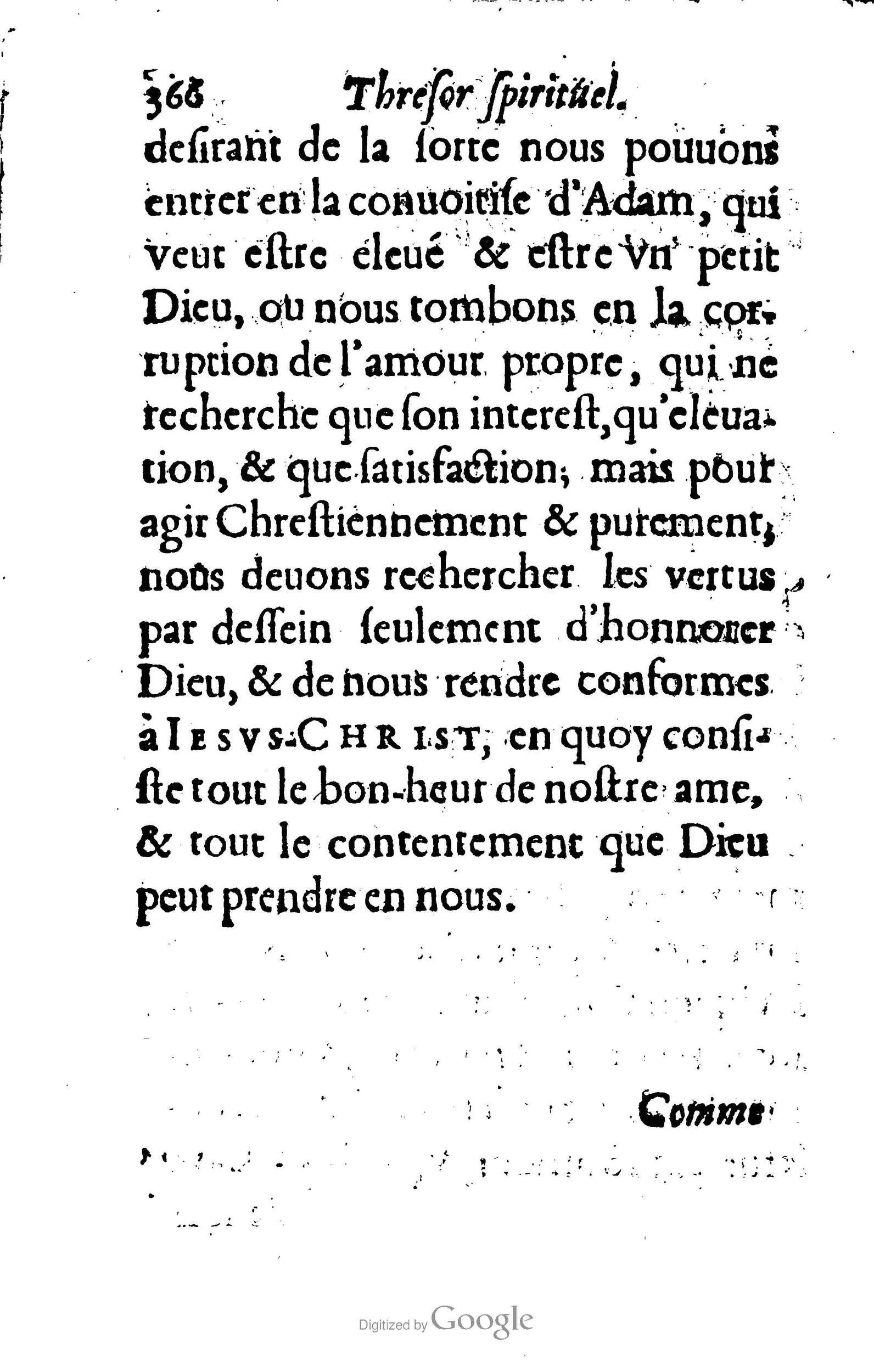 1633 - François Waudré - Trésor spirituel contenant les excellences du christianisme - BM Lyon