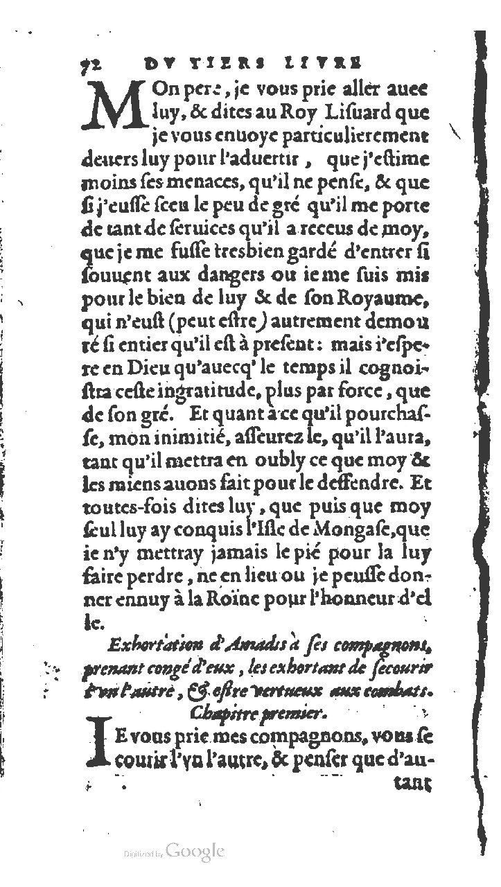 1572 - Jan van Waesberghe - Trésor des Amadis - BNC Rome 1572 - Jan van Waesberghe - Trésor des Amadis - BNC Rome