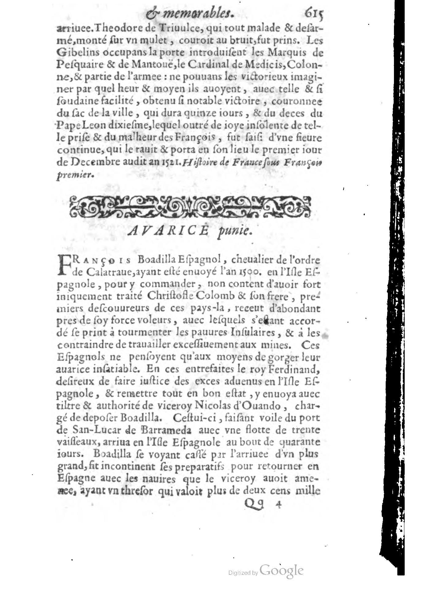 1620 - Samuel Crespin - Trésor d’histoires admirables et mémorables - BCU Lausanne