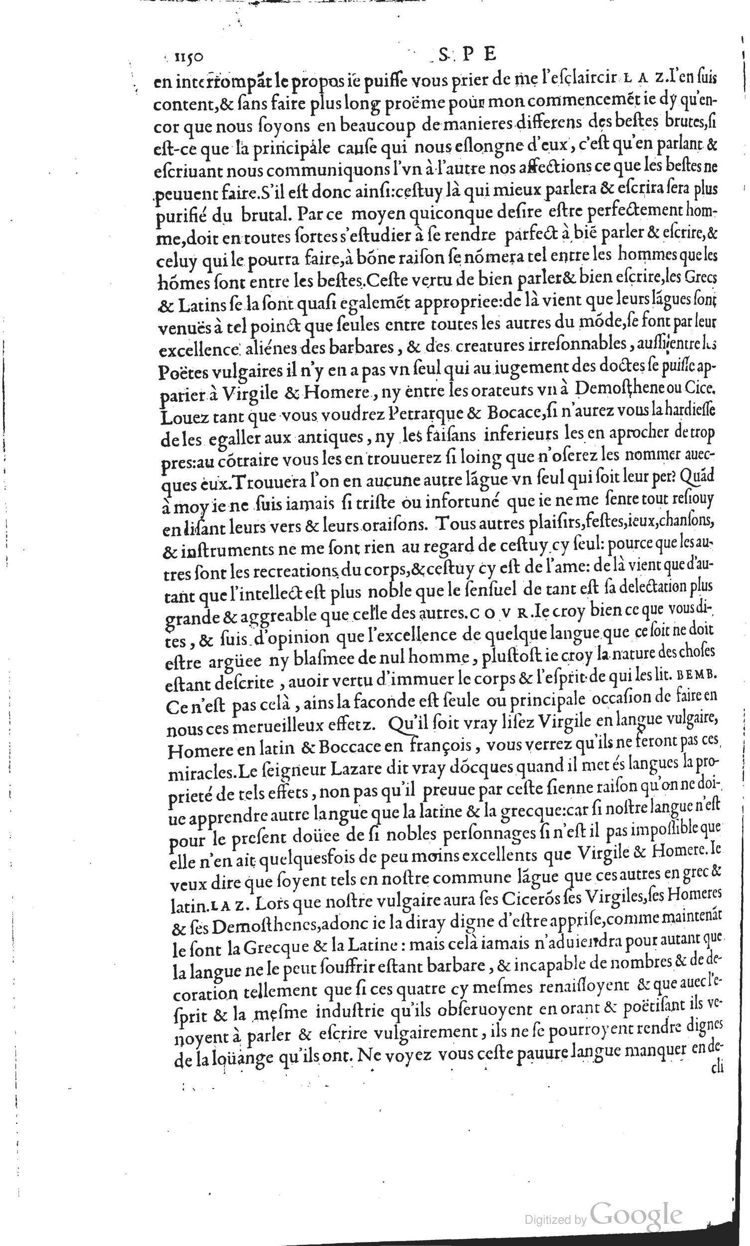 1585 - Barthélemy Honorat - Bibliothèques françaises - BSB Munich