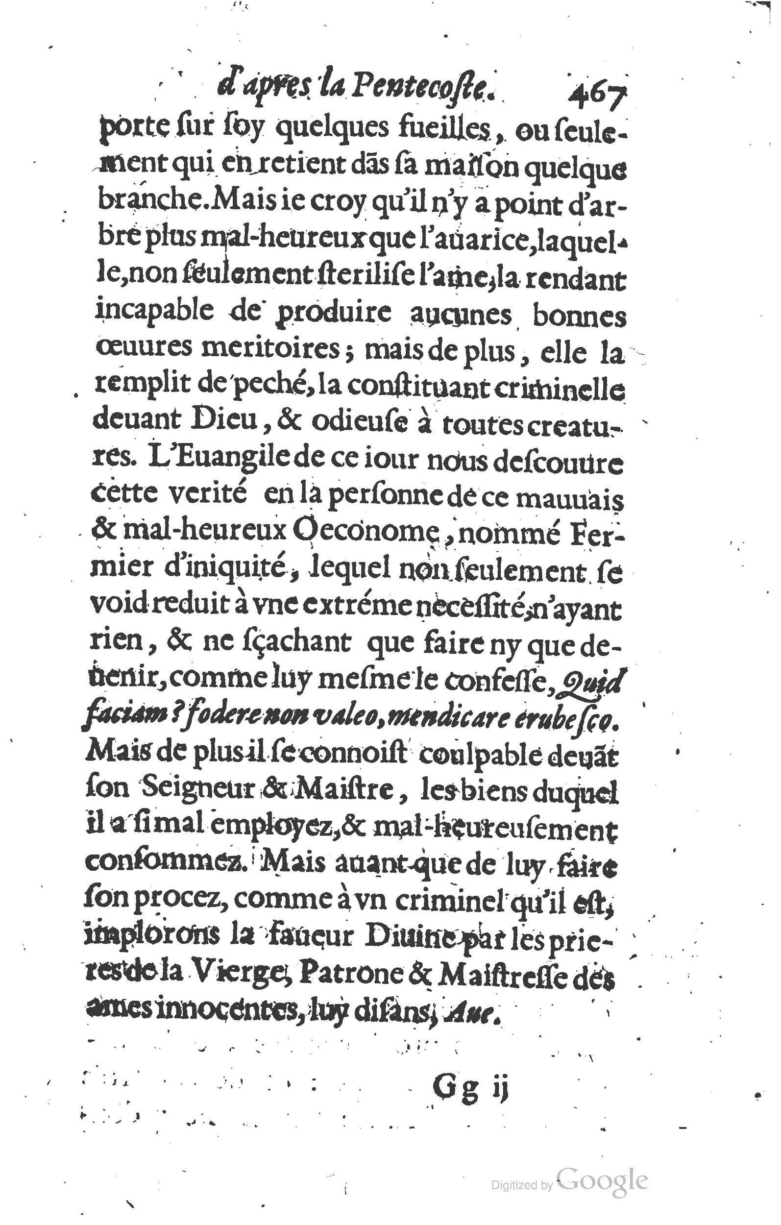 1629 - Manassés de Préaulx - Sermons ou Trésors de la piété chrétienne - BM Lyon