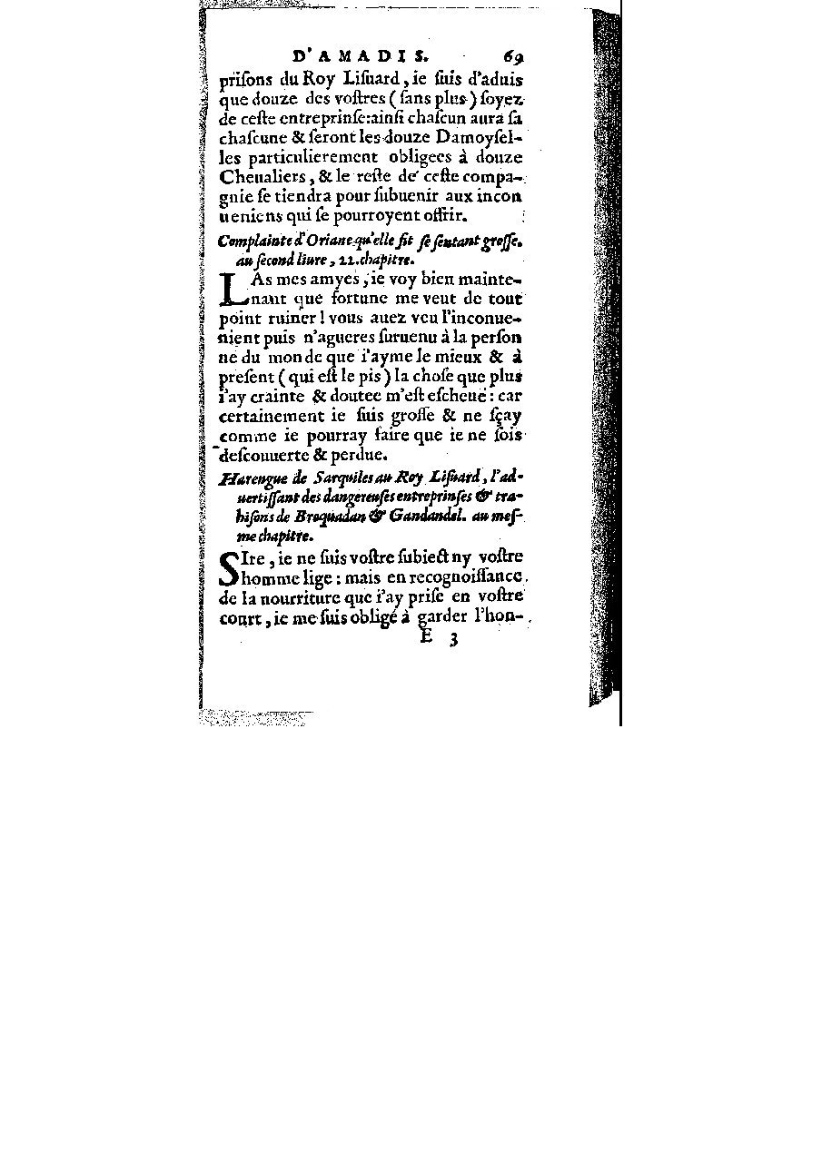 1572 - Veuve Gabriel Cotier - Trésor des Amadis - BM Lyon