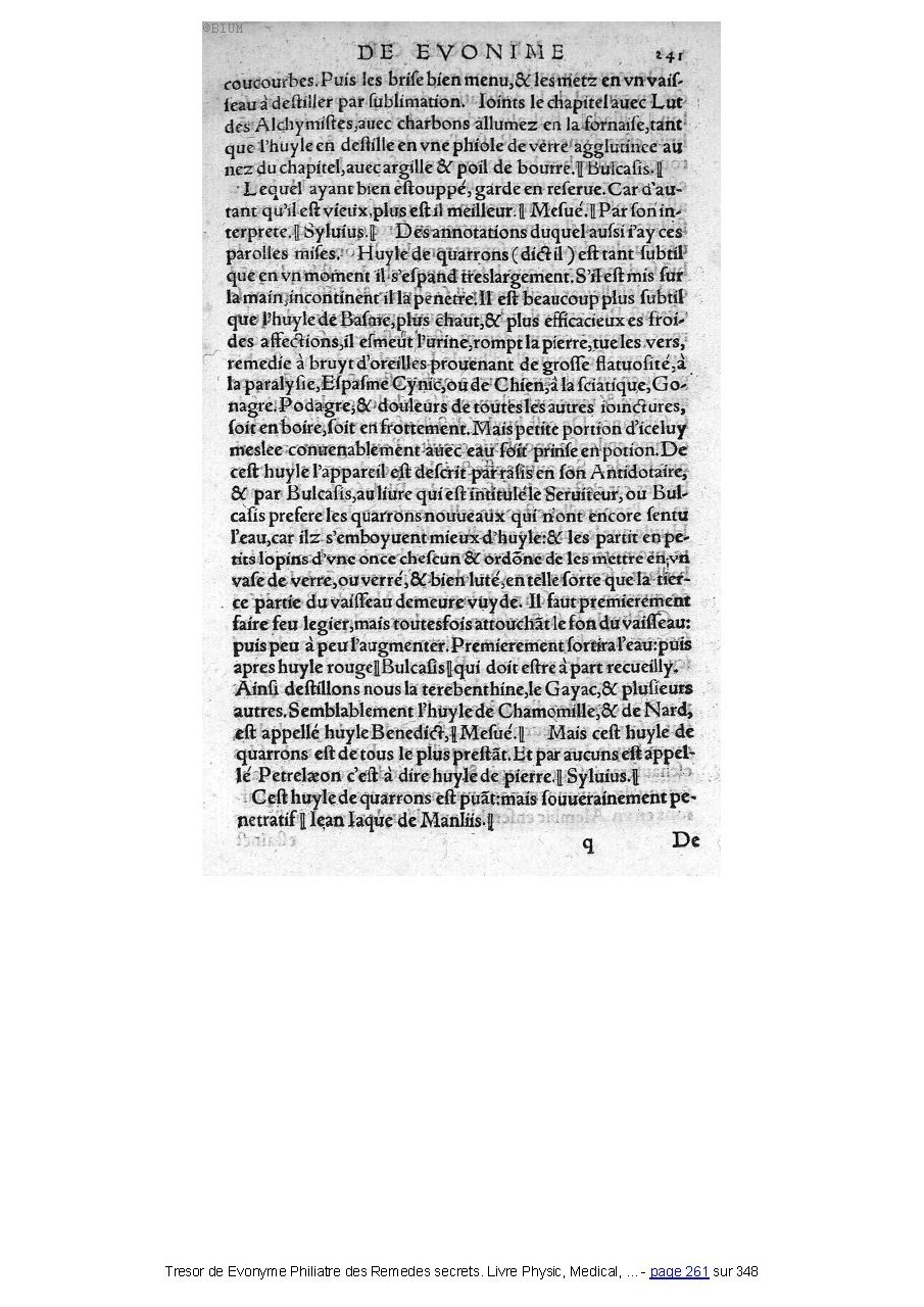 1555 - Balthazar Arnoullet - Trésor d’Évonyme Philiatre - Université Paris Cité