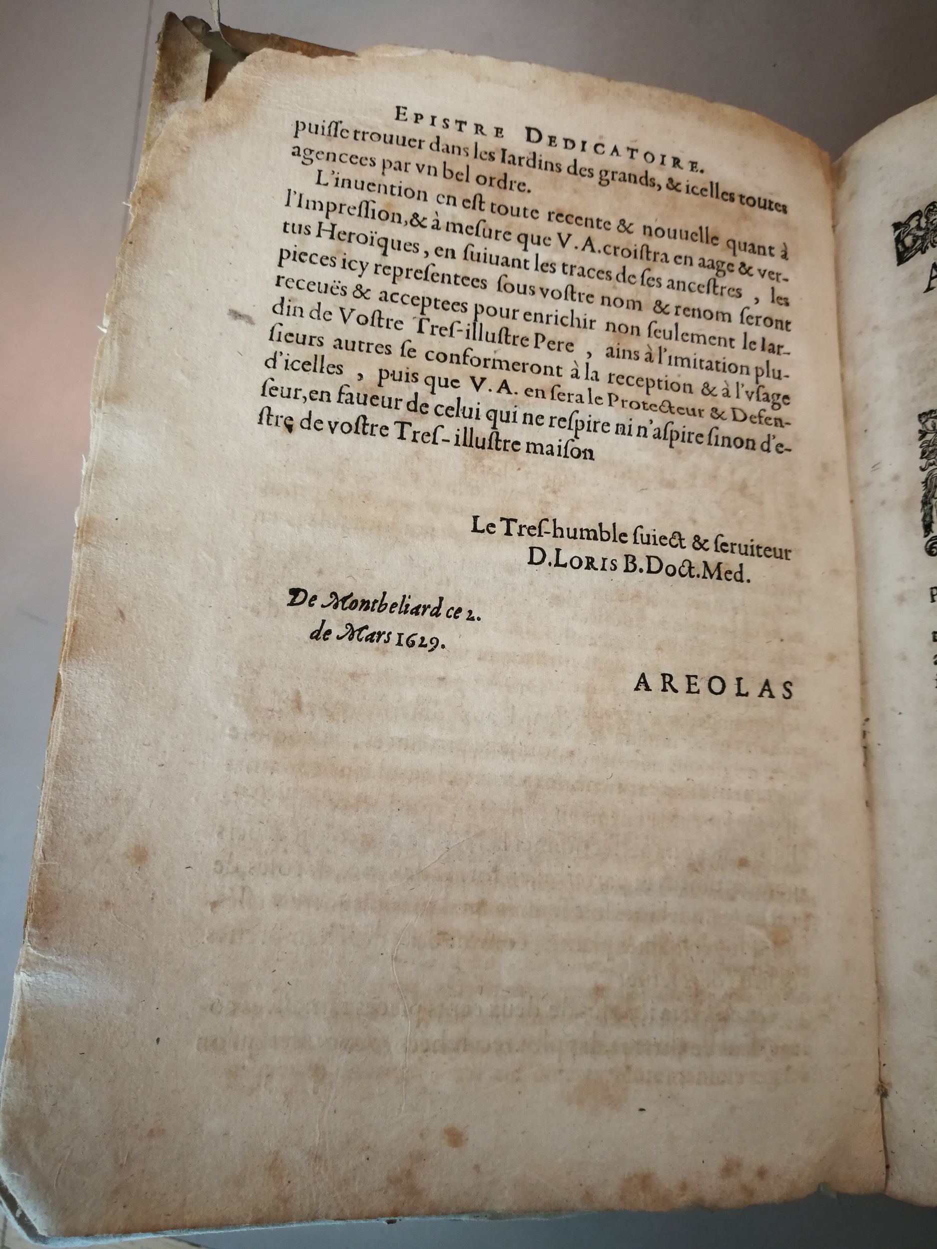 1629 - Étienne Gamonet - Trésor des parterres de l’univers - BM Marseille 1629 - Étienne Gamonet - Trésor des parterres de l’univers - BM Marseille