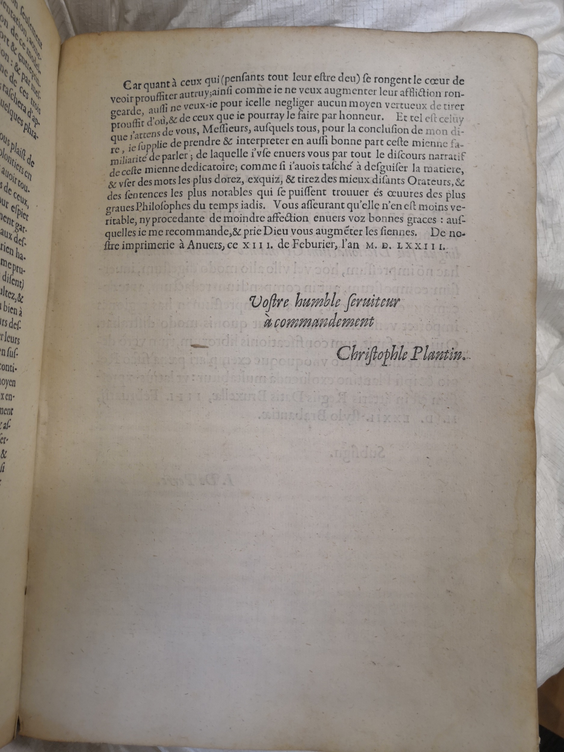 1573 - Christophe Plantin - Trésor du langage bas-allemand - Anvers Université