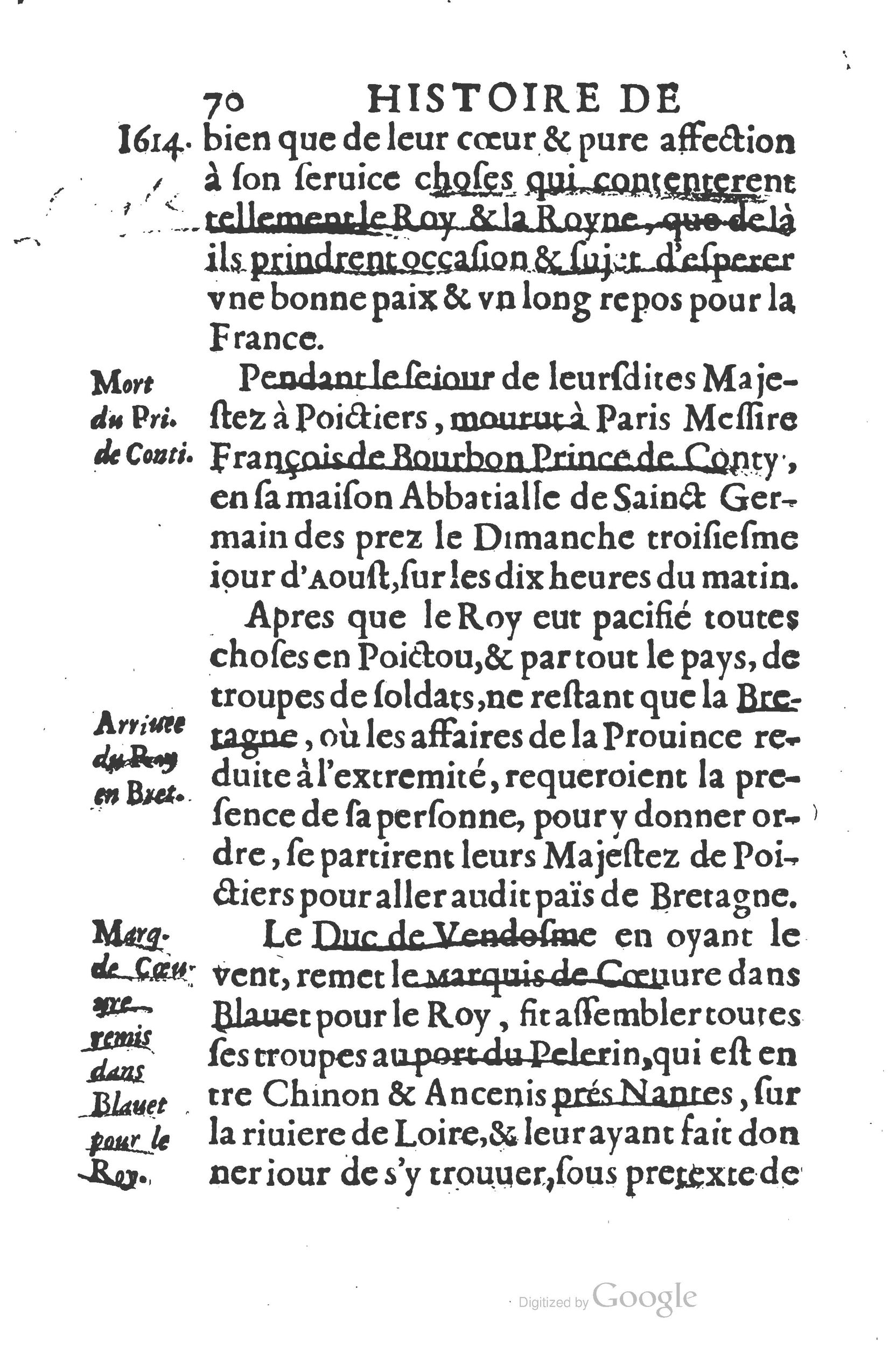 1626 - Joseph Bouillerot - Trésor de l’histoire générale de notre temps - BSB Munich