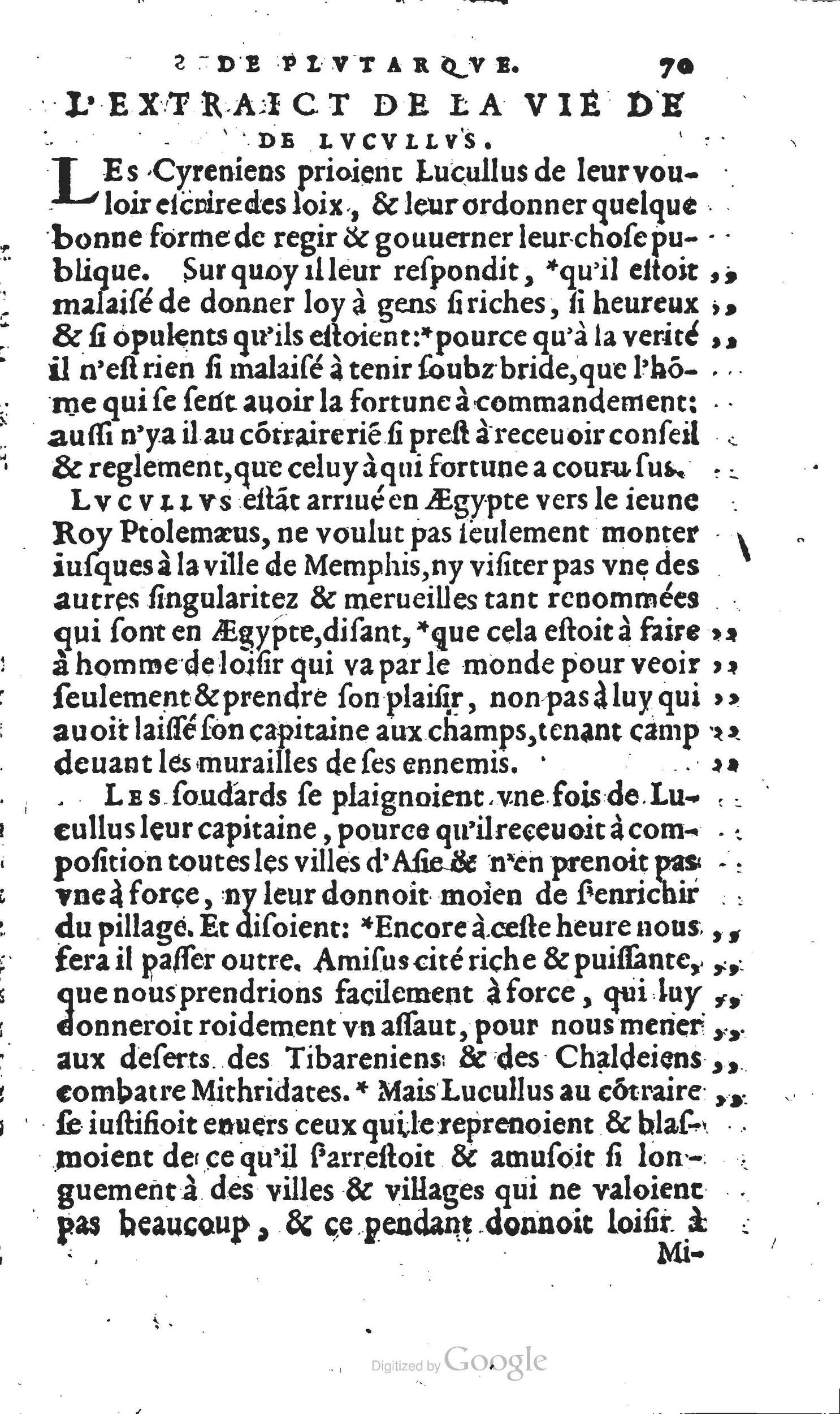 1567 - Willem Silvius - Trésor des vies de Plutarque - Anvers Musée Plantin-Moretus