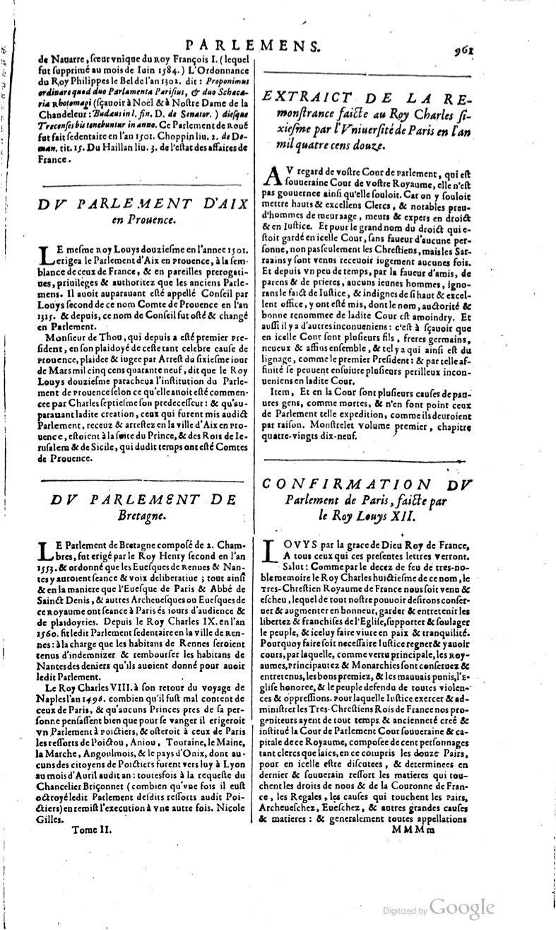 1629 - Veuve Nicolas Buon - Trésor du droit français (29620 T. 2) - BM Lyon