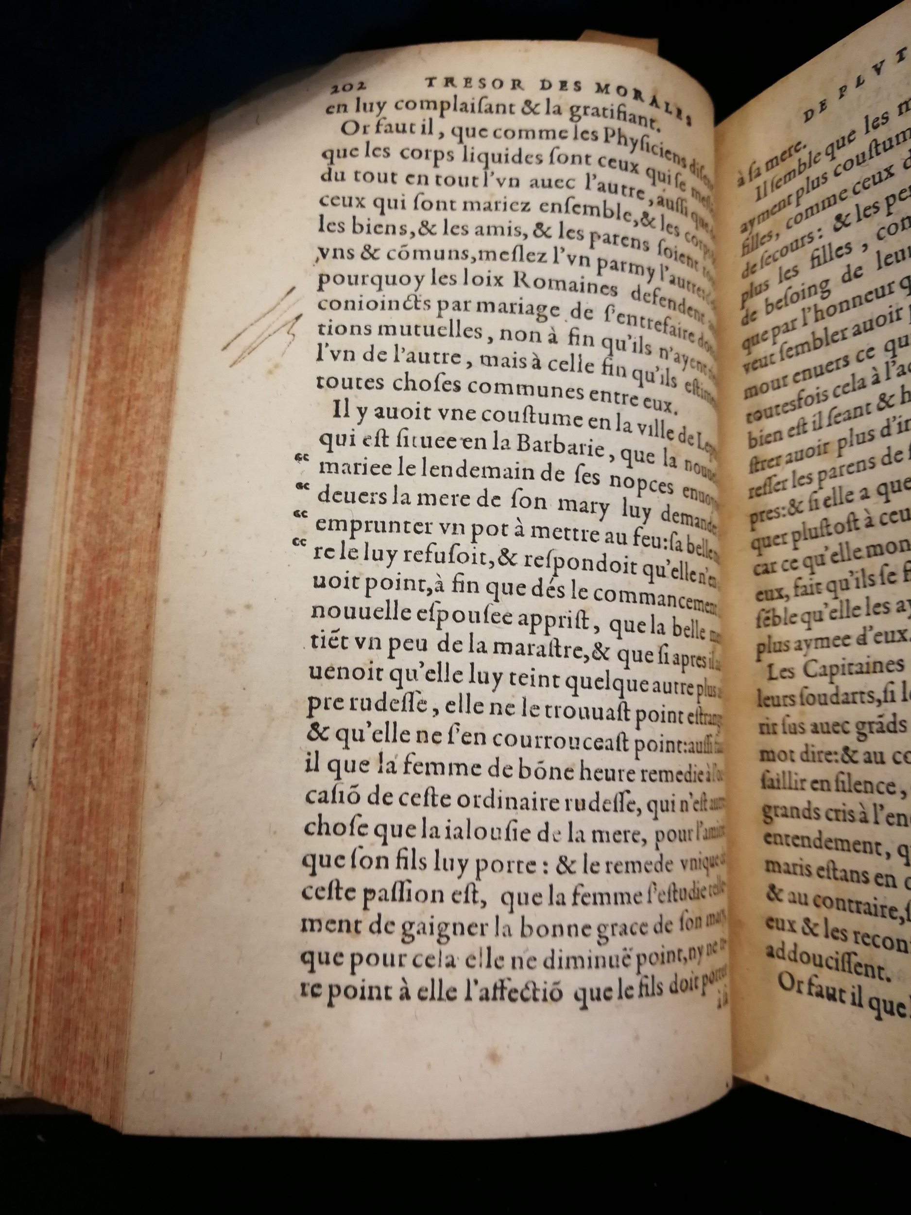 1577 - Jean Poupy - Trésor des morales de Plutarque - Les Méjanes, Aix-en-Provence