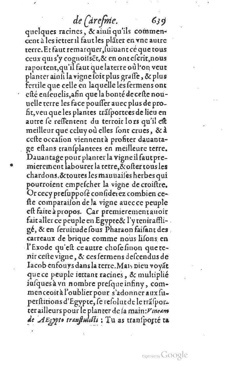 1607 - Nicolas Du Fossé - Trésor quadragésimal - T 01 - BM Lyon