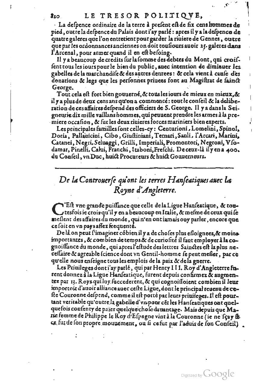 1611 - Pierre Chevalier - Trésor politique - UGent