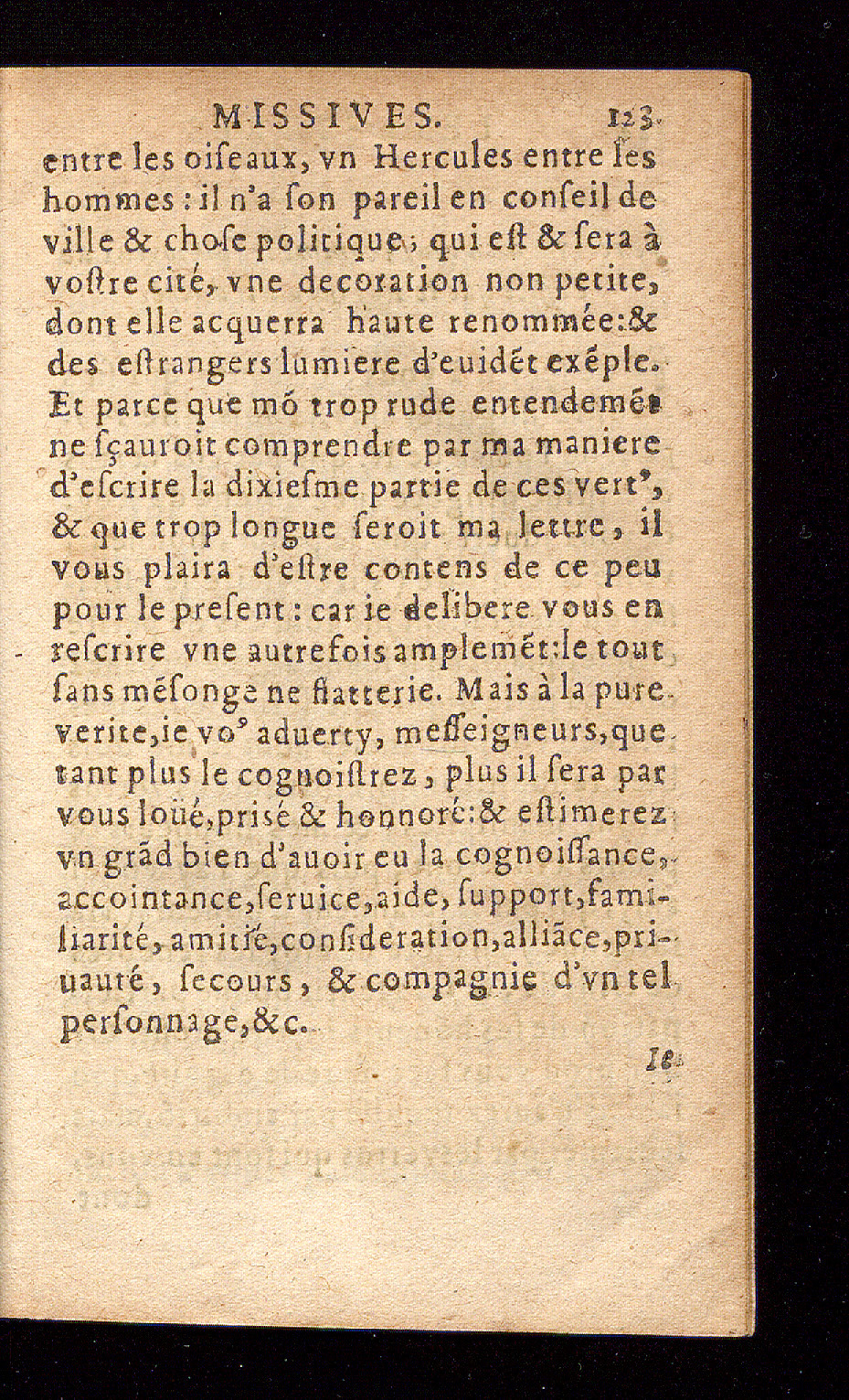 1614 - Barthélemy Vincent - Élite et Trésor des lettres missives - Bâle