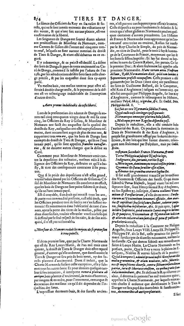 1629 - Veuve Nicolas Buon - Trésor du droit français (21754 T. 3) - BM Lyon
