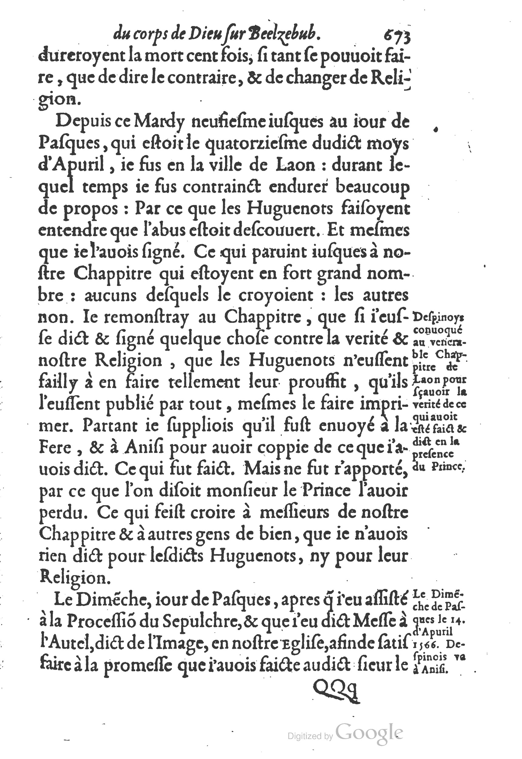 1578 - Nicolas Chesneau - Trésor et entière histoire de la triomphante victoire du corps de Dieu sur l’esprit malin - British Library 1578 - Nicolas Chesneau - Trésor et entière histoire de la triomphante victoire du corps de Dieu sur l’esprit malin - British Library