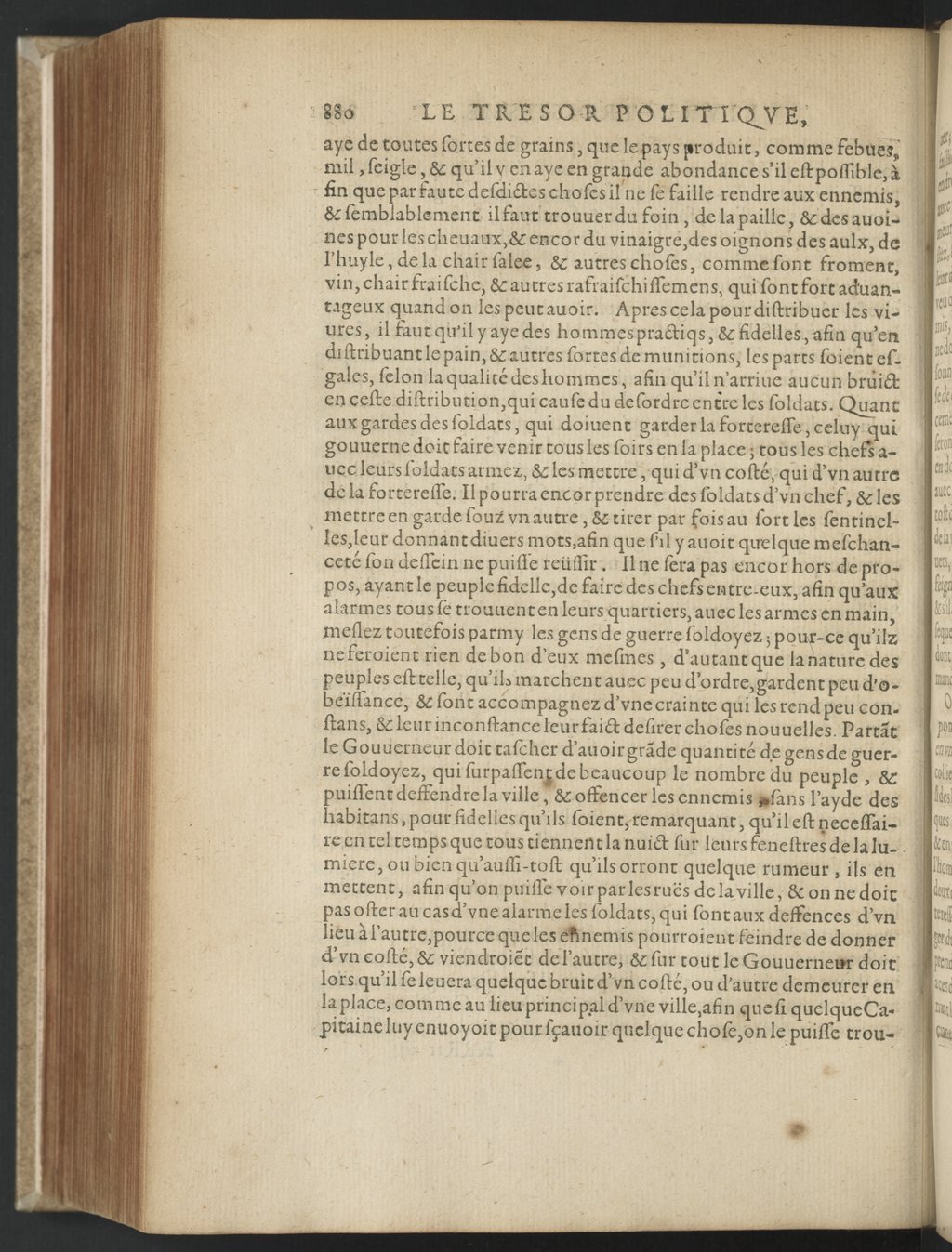 1608 - Nicolas Du Fossé - Trésor politique - BnF Tolbiac