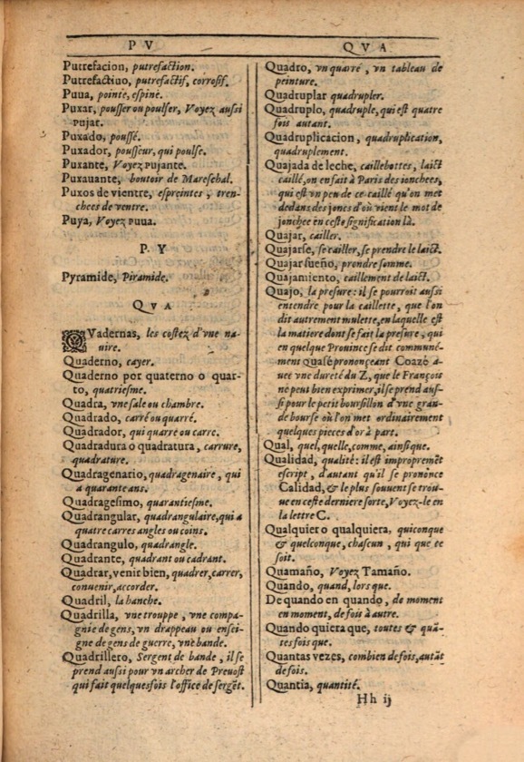 1607 - Marc Orry - Trésor des deux langues espagnole et française (Première et Seconde parties) - ÖNB Wien