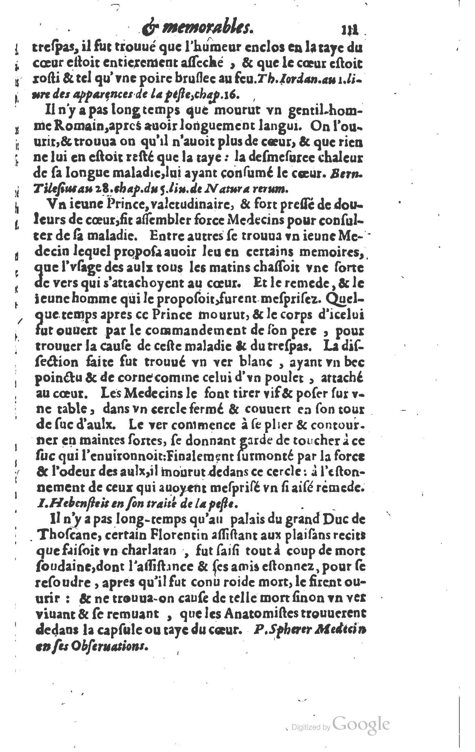 1610 - Paul Marceau - Trésor d’histoires admirables et mémorables - Princeton