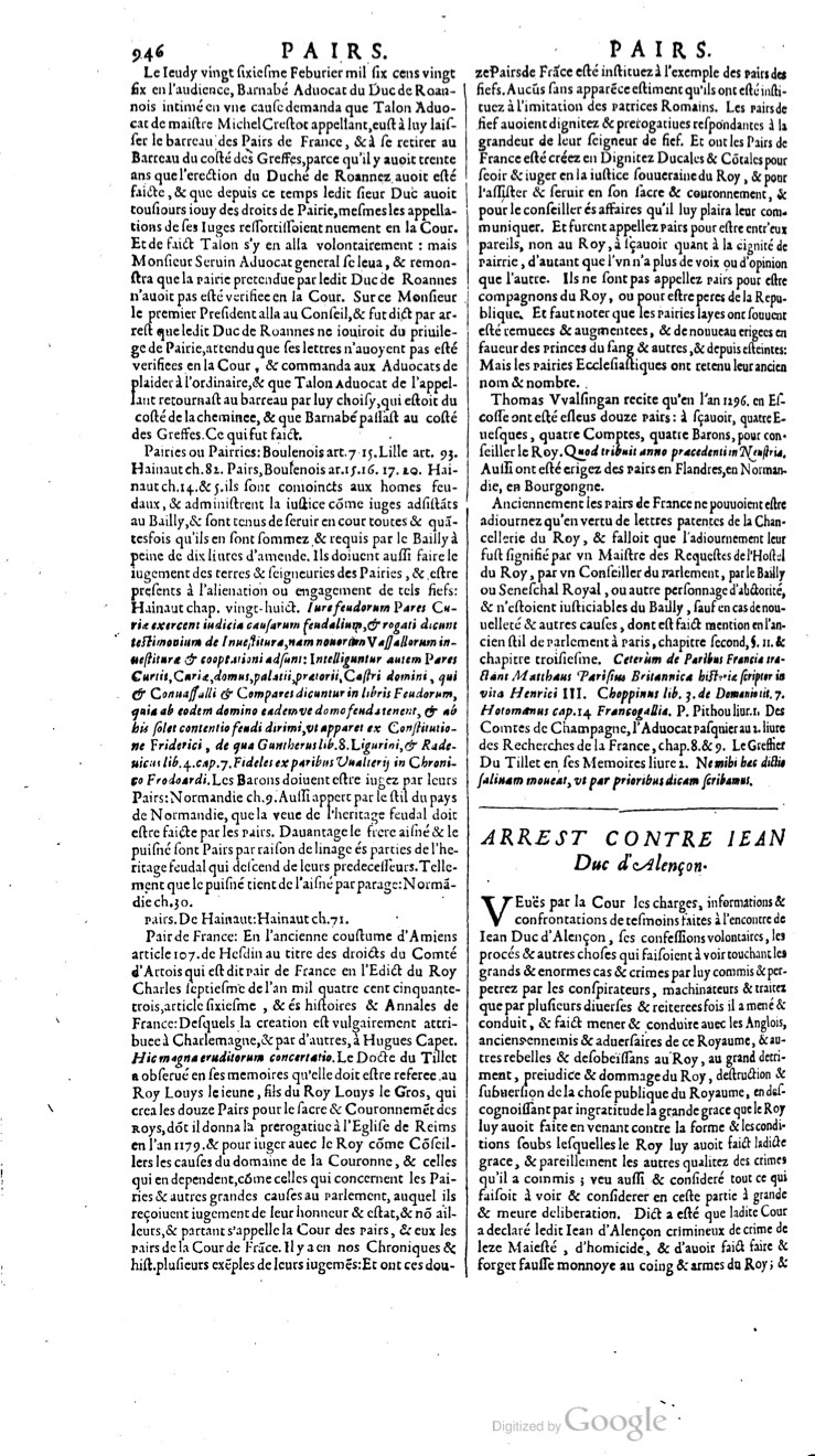 1629 - Veuve Nicolas Buon - Trésor du droit français (29620 T. 2) - BM Lyon