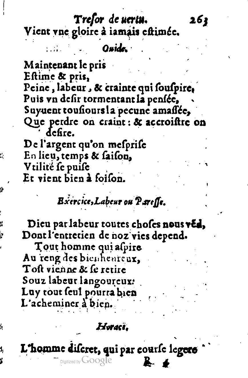 1576 - Benoît Rigaud - Trésor de vertu - British Library