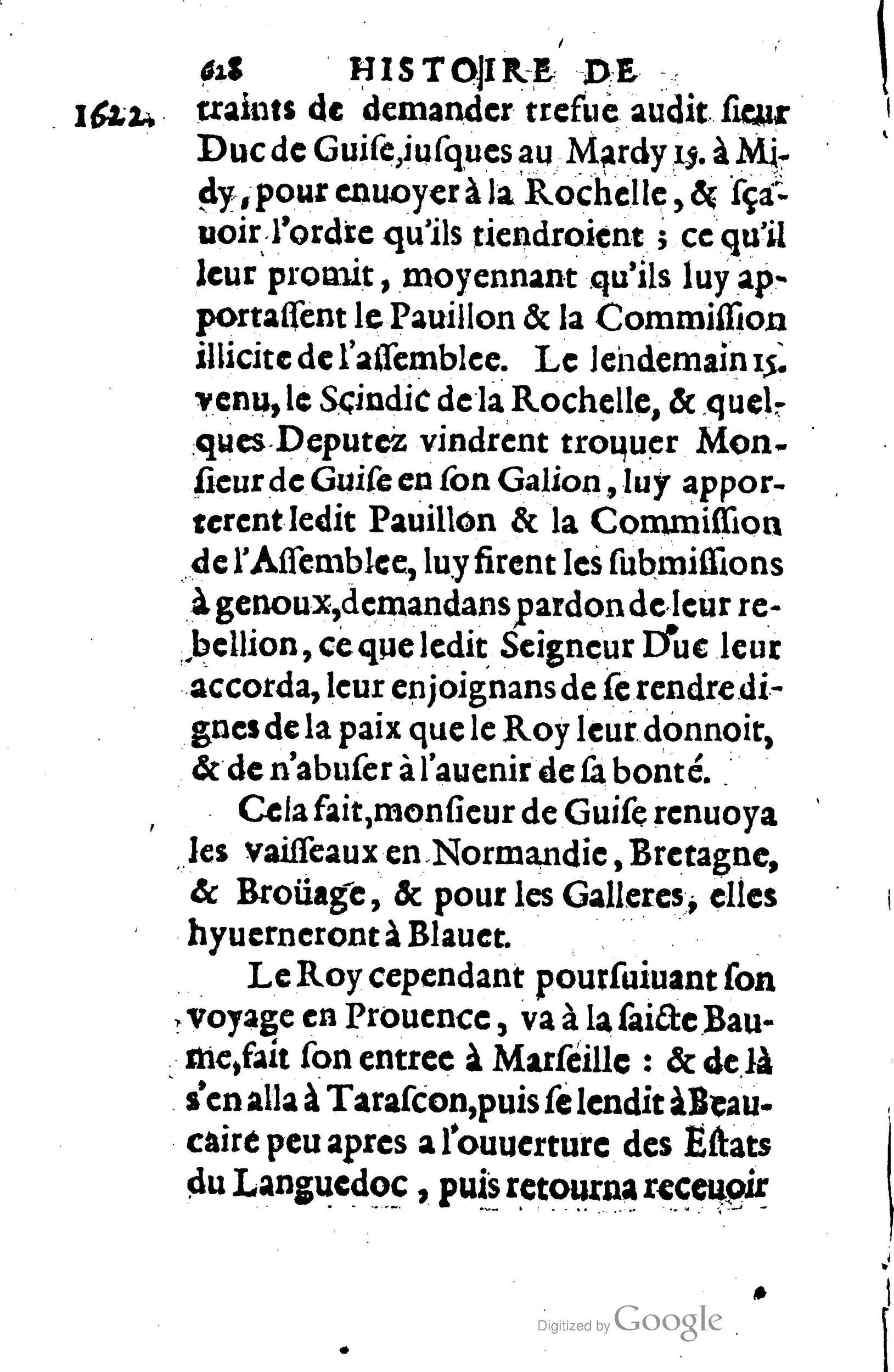1623 - Joseph Bouillerot - Trésor de l’histoire générale de notre temps - BM Lyon