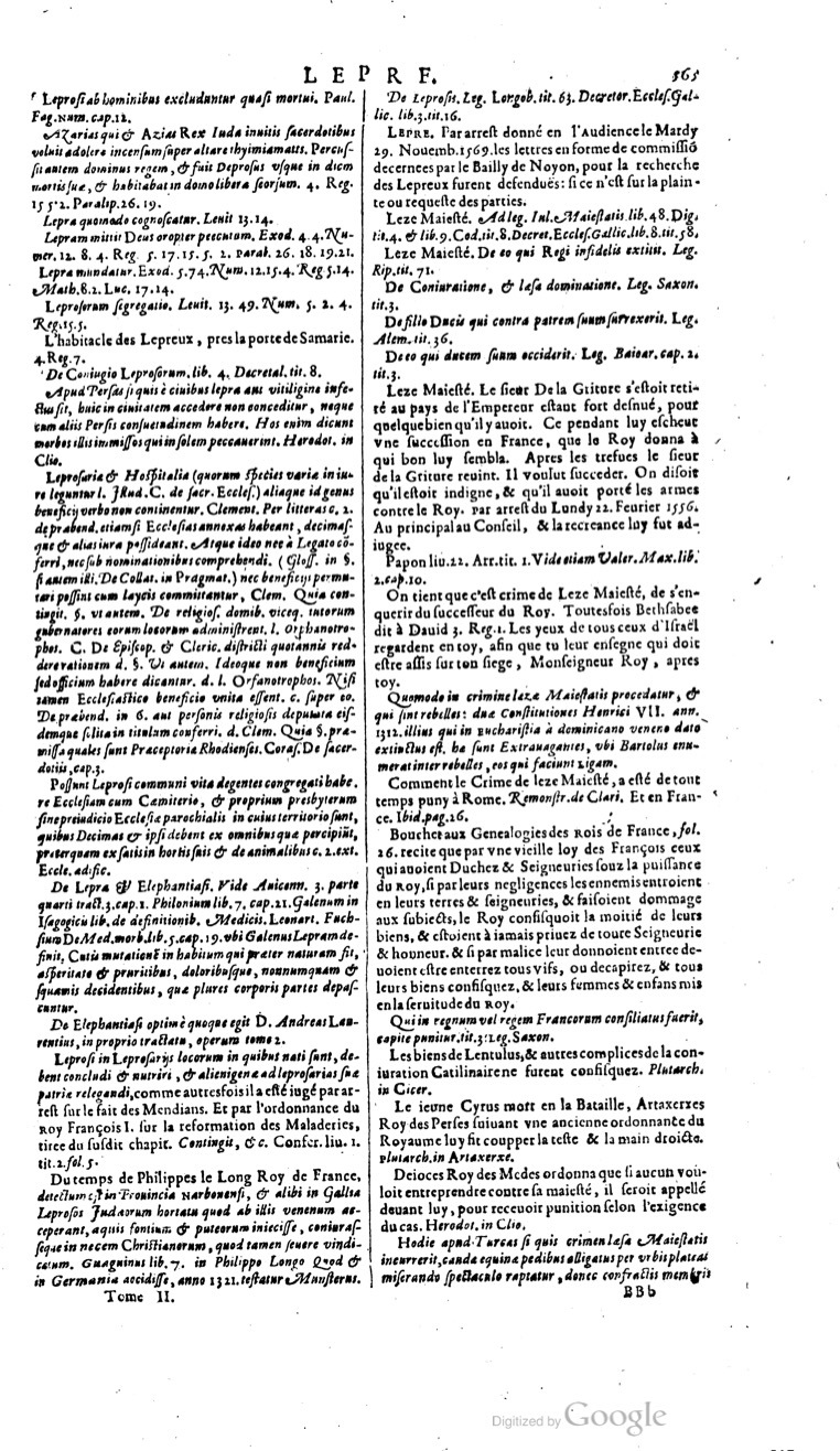 1629 - Veuve Nicolas Buon - Trésor du droit français (29620 T. 2) - BM Lyon