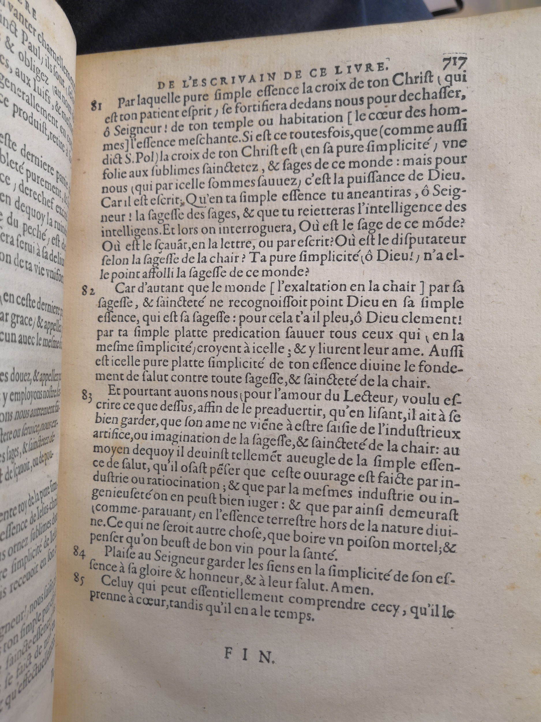 1581c. - Christophe Plantin - Le Livre des témoignages du Trésor caché au champ (Livres 2, 4, 6 et 7) - Anvers Musée Plantin Moretus