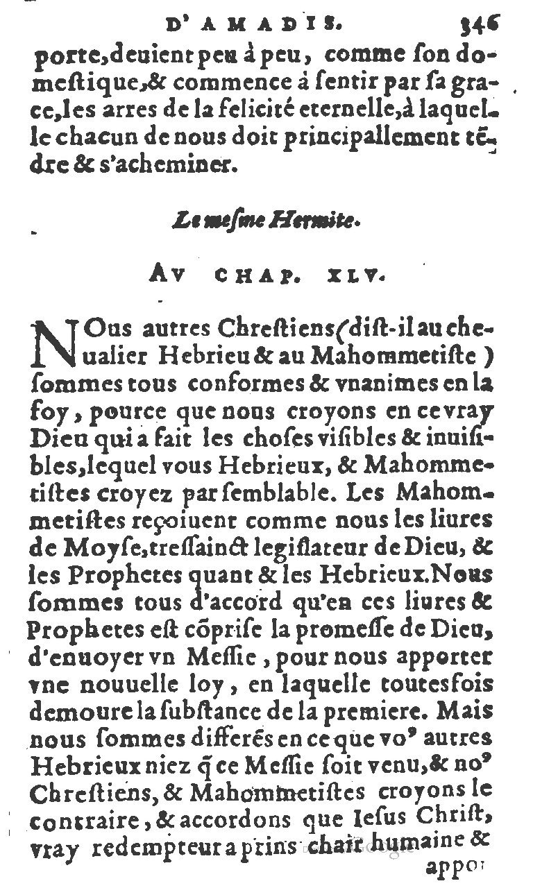 1582 - Jean Huguetan - Trésor des Amadis T. 1 - BM Lyon