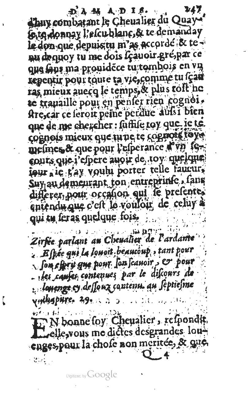 1567 - Jean Pygot - Trésor des Amadis - BM Lyon