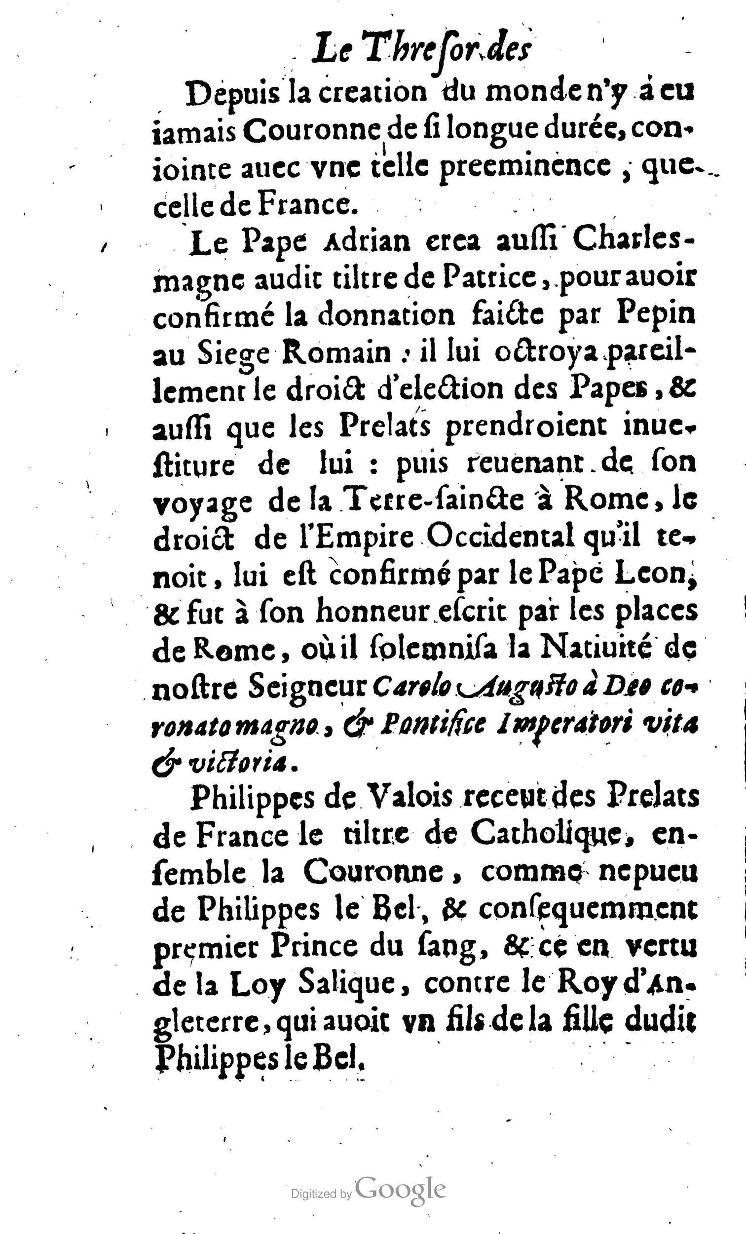 1638 - Jean Corrozet - Trésor des histoires de France - BM Lyon