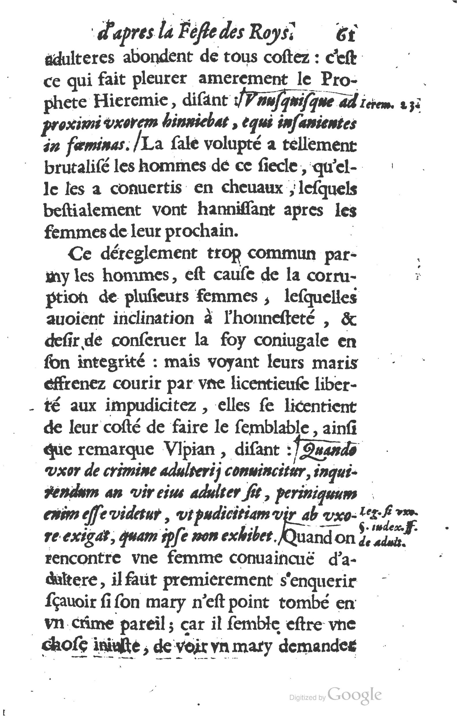 1629 - Manassés de Préaulx - Sermons ou Trésors de la piété chrétienne - BM Lyon