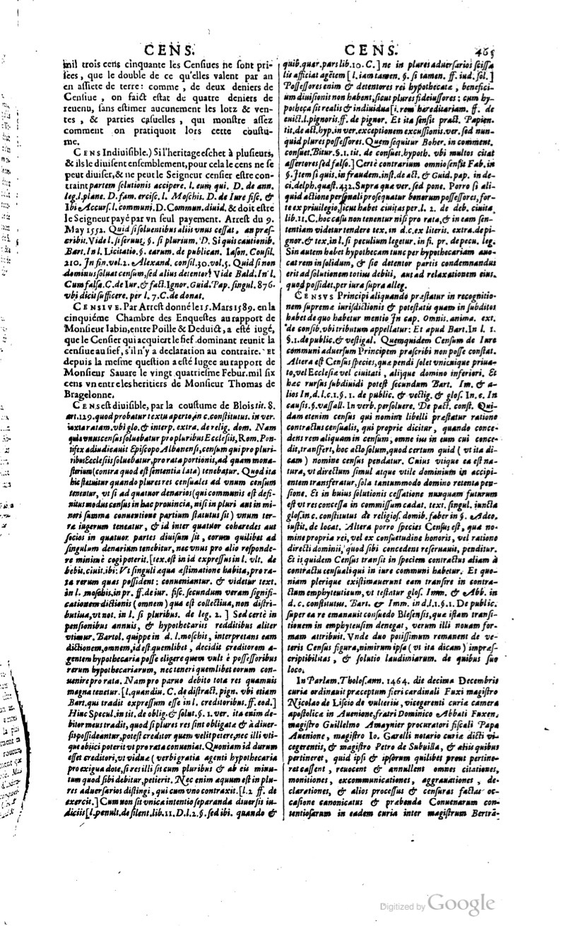 1629 - Veuve Nicolas Buon - Trésor du droit français (29620 T. 1) - BM Lyon