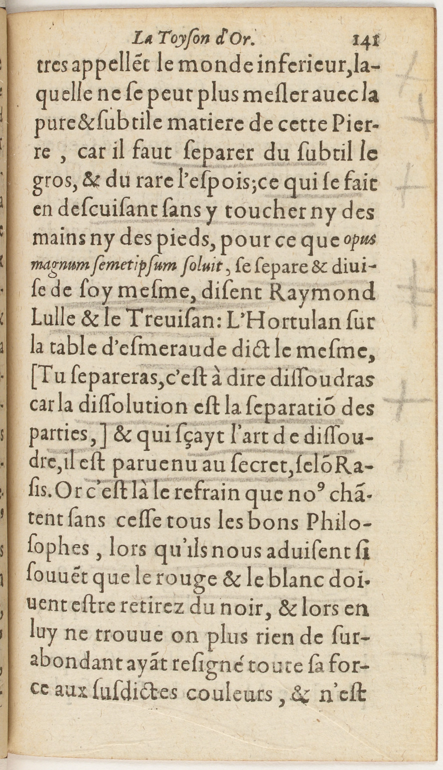 1612 - Charles Sevestre - Toison d’or ou la fleur des Trésors - BnF