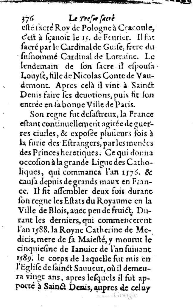 1636 - Jean Billaine - Trésor sacré ou inventaire des saintes reliques - British Library