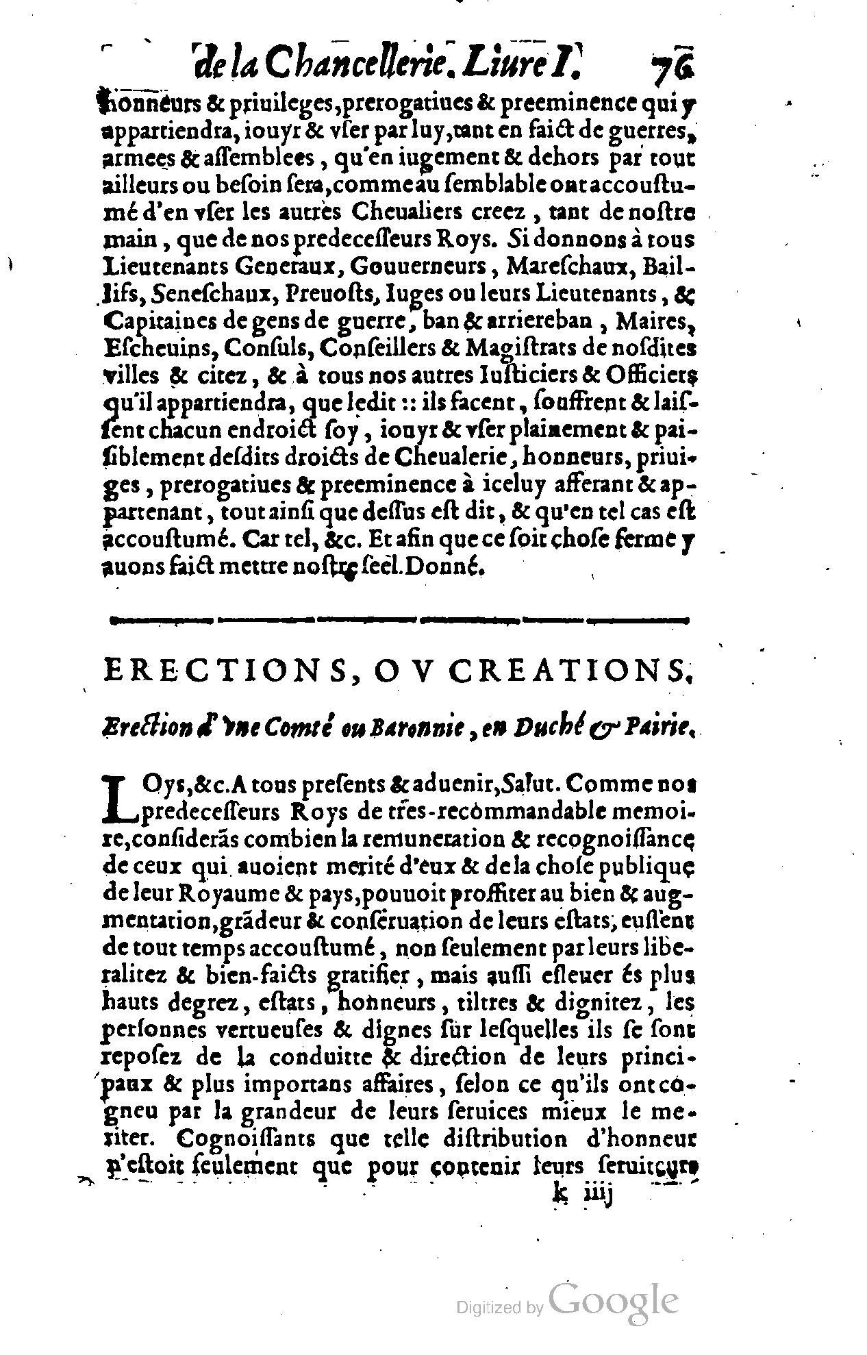 1614 - Jean Richer - Trésor du nouveau style et protocole de la chancellerie de France - BSB Munich