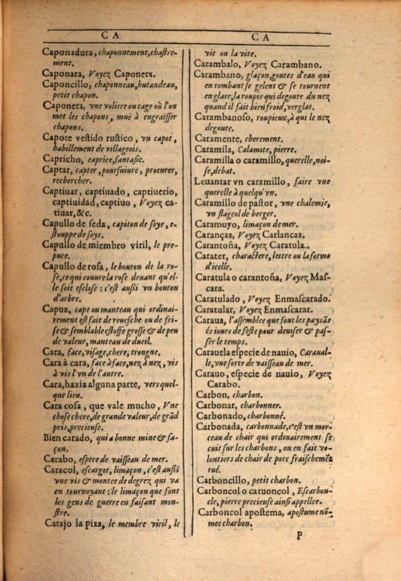 1607 - Marc Orry - Trésor des deux langues espagnole et française (Première et Seconde parties) - ÖNB Wien
