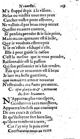 1623 - Jacques Cailloüé - Trésor ou recueil des chansons amoureuses - British Library